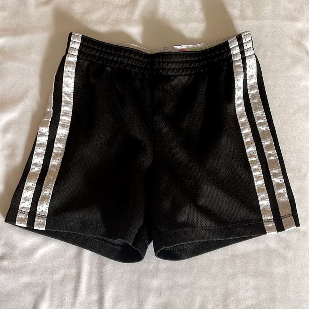 Faded Glory Gym Shorts Black Size S 6/6X EUC